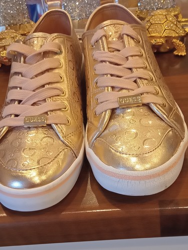 Guess golden trainers - trainers, 4