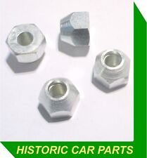 4 PLATED WHEEL NUTS for STEEL
