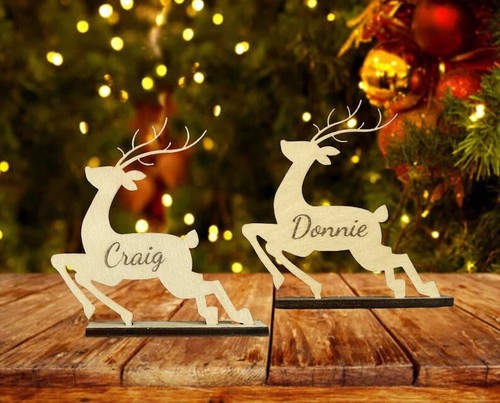 Personalised reindeer place - ,