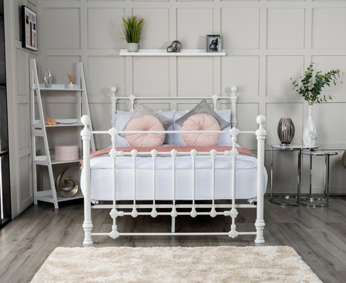 White victorian king size - king,