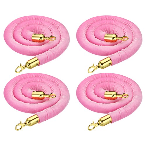 Feet pink velvet stanchion - 5,