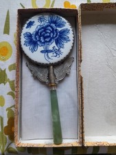 Vintage painted blue white - vintage,