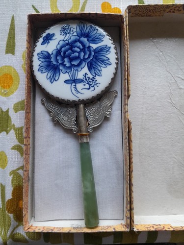Vintage painted blue white - vintage,