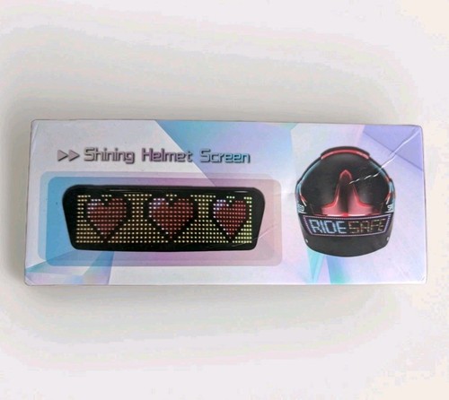 Led helmet display - helmet, motorcycle