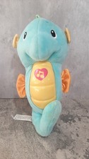 Fisher Price Ocean Wonders Soothe & Glow Seahorse Blue Comforter Plush 2012
