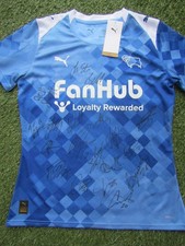 Derby County Shirt Hand Signed