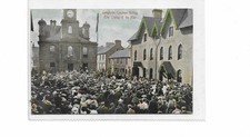 ORIGINAL POSTCARD - LANGHOLM COMMON RIDING - THE CRYING OF THE FAIR - POSTED