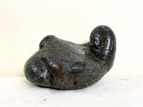 Natural polished viewing stone