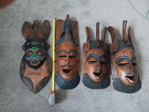 Woden african mask - african, wall