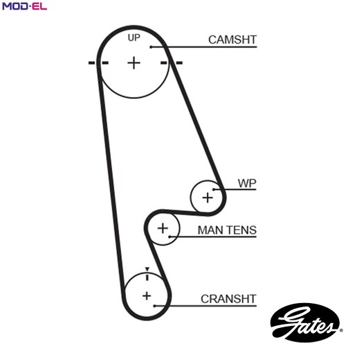 Timing belt 5480xs for - for, honda