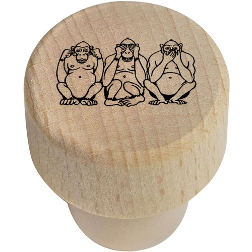 Three wise monkeys bottle - 'three, monkeys'
