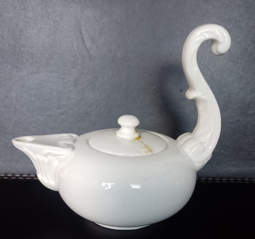 Vintage unusual small teapot - vintage,
