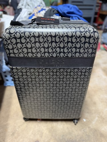 Guess suitcase logo - suitcase, checked