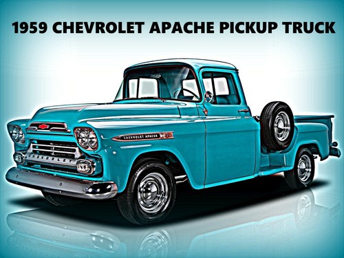 1959 chevrolet apache - apache, pickup
