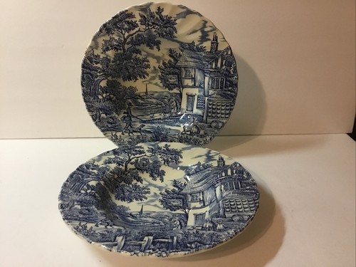 Set transferware myott - of, (2)