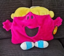Rare Mr Men Little Miss LITTLE MISS CHATTERBOX Plush Pyjamas PJ Case Y2K 2000 