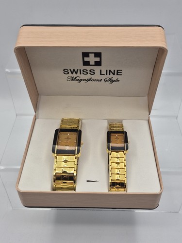 Swiss line his hers gold - swiss,