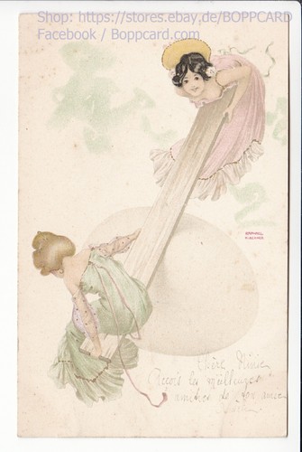 Artist card raphael kirchner - artist,