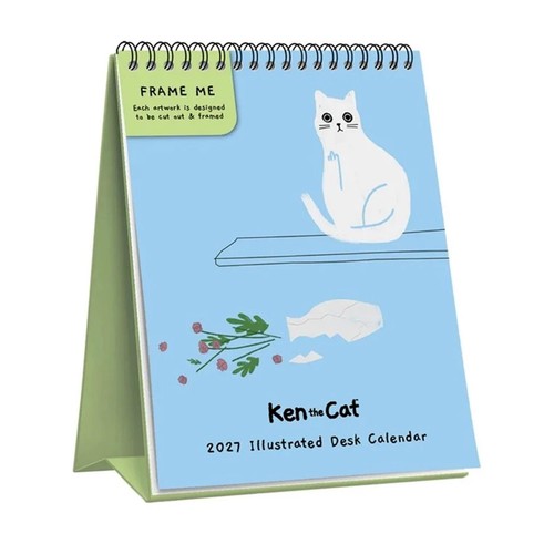 2027 easel desk calendar - easel,