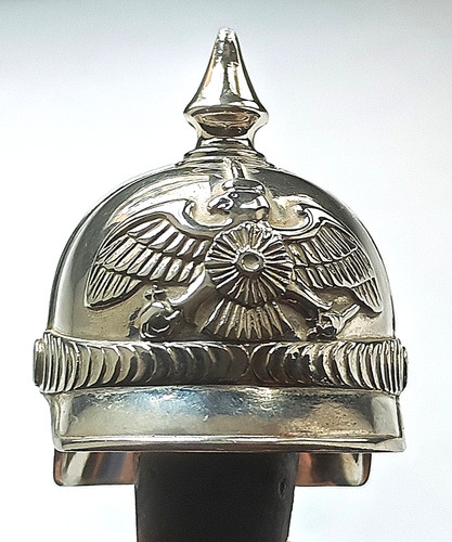 Antique pickelhaube helmet - pickelhaube,