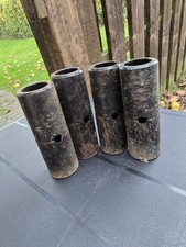 Black BMX Bicycle Stunt Pegs 9mm Alloy