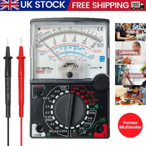 Analog multimeter ohm volt - ohm, dc