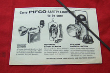 PIFCO MOTORING TORCHES  1962 ORIGINAL VINTAGE ADVERT