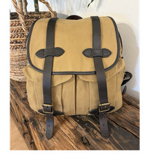 Filson Tan Canvas Leather Trim