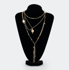 BIBI BIJOUX  Gold Tone Jasper