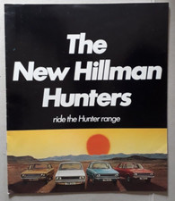 Hillman Hunter Brochure c.1970 - De Luxe Super GL GT Saloon & Estate - LF