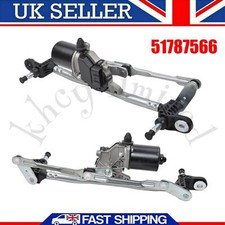 FOR FORD KA FIAT 500 FRONT WINDSCREEN WIPER MOTOR & LINKAGE 51787566 2008-2016