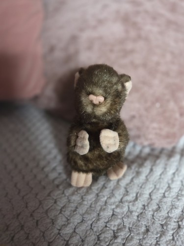 Small brown mouse - brown, soft
