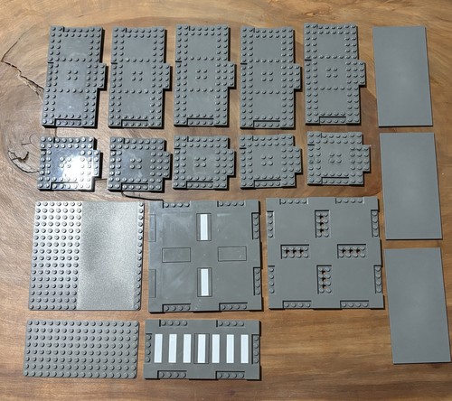 Lego dark bluish gray plate - lego,