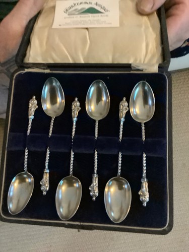 Antique solid silver apostle - solid,