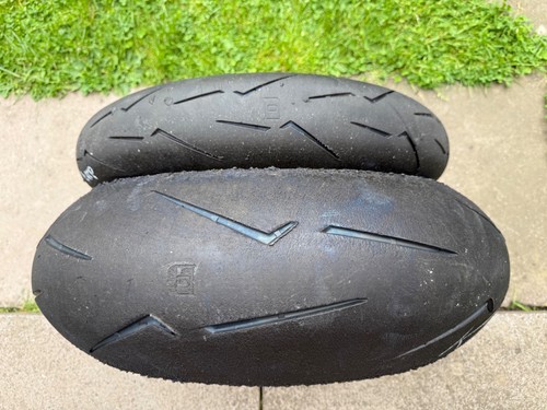 Pair motorcycle tyres - pair,