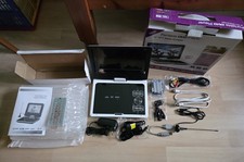 12v Portable DVD Player & DVB TV Tuner 9" Wide Screen ideal for camper, caravan