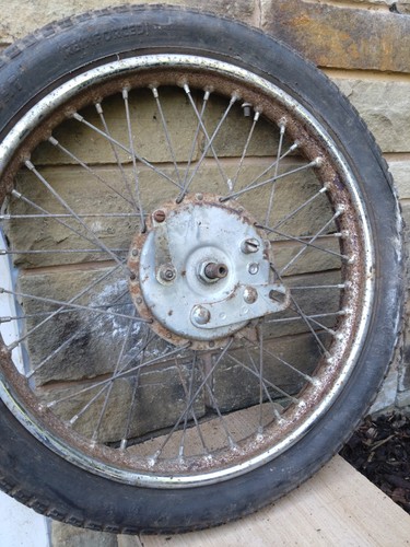 Bsa bantam b175 front wheel - ,
