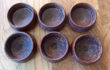 6x Vintage Bakelite Mottled