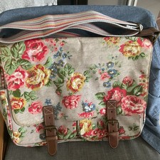 CATH KIDSTON Oilskin Satchel Messenger Bag.
