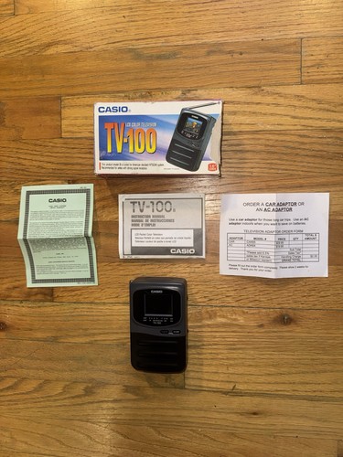 Vintage 1980s casio 100b - 1980s, tv-100b