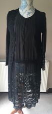 genuine antique 1920's crepe