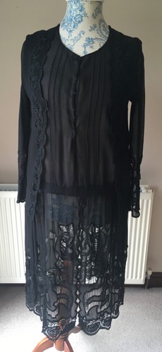 Genuine antique 1920 crepe - genuine, 1920's