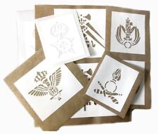 Italian Helmet Stencil WWII