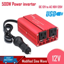 500W Car Power Inverter DC 12V