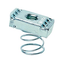 10 x Unistrut M8 Zinc Channel Nut PNS08ZP Short Spring Zebedee PACK OF 10