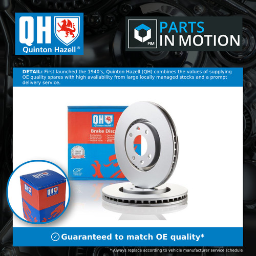 Brake discs pair vented - discs,