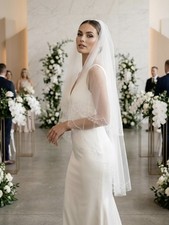 Veil Bridal Ivory Elegant 2