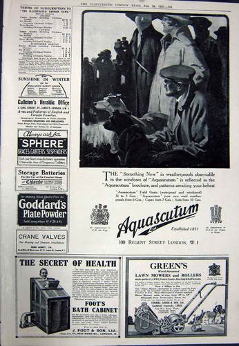 Original old vintage print - original,