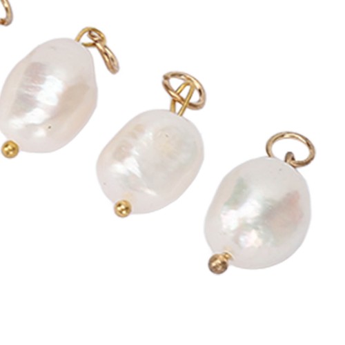 6pcs baroque pearl pendant - 6pcs,