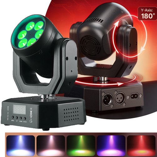 Led moving head wash - led,